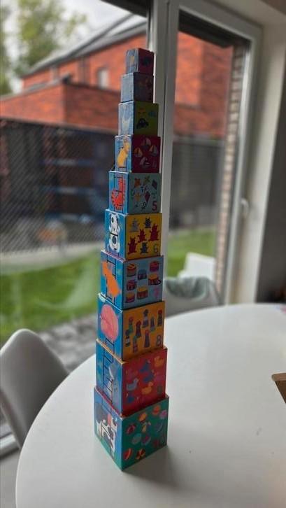 Djeco dobbelstenen om te stapelen, Kinderen en Baby's, Speelgoed | Educatief en Creatief, Ophalen of Verzenden