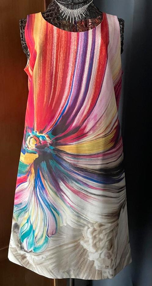 Caroline Biss 38  Leuke zomerjurk NIEUWSTAAT, Kleding | Dames, Jurken, Zo goed als nieuw, Maat 38/40 (M), Overige kleuren, Boven de knie
