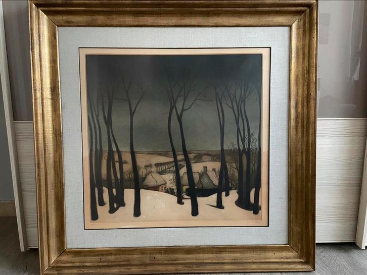 Grafiekkunst Grand Arbre van Armand Apol, Antiek en Kunst, Kunst | Litho's en Zeefdrukken, Ophalen