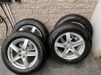 4 winterbanden Honda SUV 225/55 R17 en 225/65 R17, Auto-onderdelen, Ophalen, Gebruikt, Banden en Velgen, 17 inch