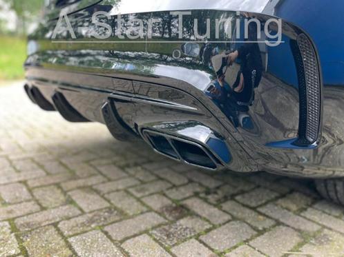 Diffuser Voor Mercedes A en CLA Klasse 45AMG Look, Auto-onderdelen, Carrosserie, Bumper, Mercedes-Benz, Achter, Nieuw, Ophalen of Verzenden