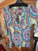 Tunique multicolore.  T 42 44., Ophalen, Zo goed als nieuw, Paars