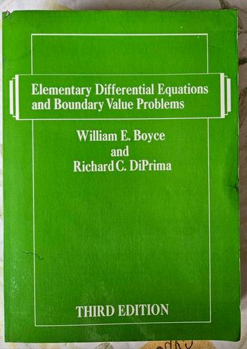 Differential equations and boundary... isbn 0471831808