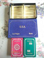Vintage speelkaarten in doosje U.S.A Las Vegas Reno, Ophalen of Verzenden, Zo goed als nieuw, Speelkaart(en)