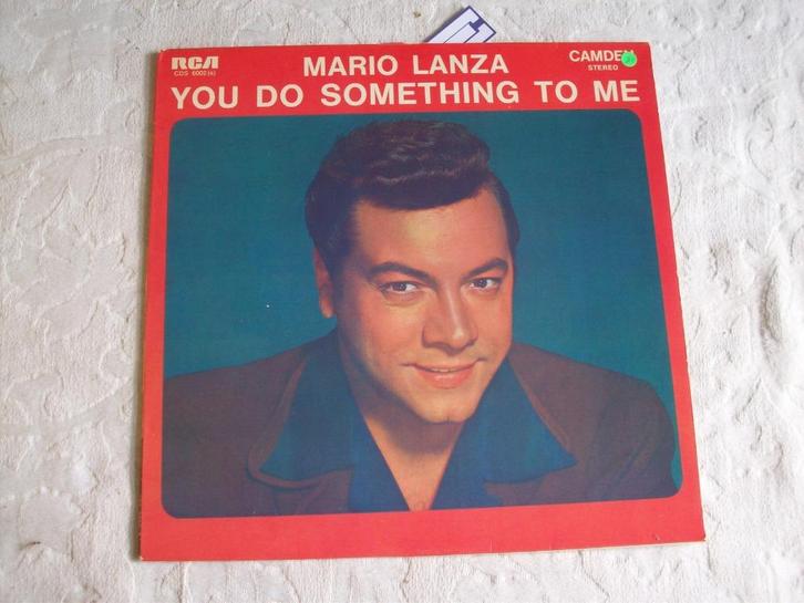 vinyl lp mario lanza, Cd's en Dvd's, Vinyl | Rock, Zo goed als nieuw, 12 inch, Ophalen of Verzenden