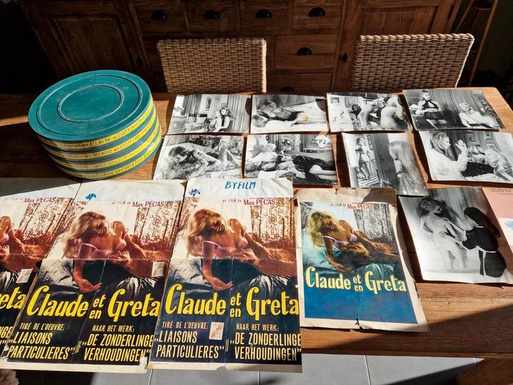 Oude erotische film Claude en Greta 1969, Verzamelen, Film en Tv, Gebruikt, Film, Ophalen of Verzenden