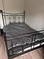 2 persoonsbed, Ophalen, Zwart, Tweepersoons, 140 cm