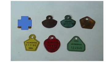 antieke fiets : fietsplaat taksplaat taxplaat oldtimer beschikbaar voor biedingen