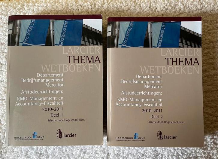 Larcier Thema Wetboeken- KMO en Accountancy-Fiscaliteit, Boeken, Studieboeken en Cursussen, Nieuw, Hogeschool, Ophalen of Verzenden