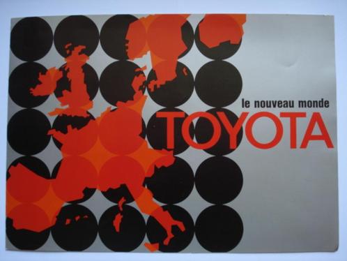 Toyota le nouveau monde 1972 Brochure Catalogue Prospekt, Boeken, Auto's | Folders en Tijdschriften, Gelezen, Toyota, Verzenden