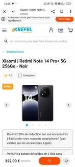 Xiaomi note 14 pro+ 5g( 256go) noir !!, Enlèvement ou Envoi