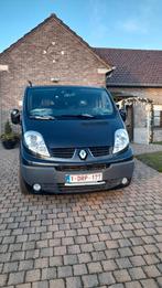 Renault trafic dubbel cabine lichte vracht, Auto's, Renault, Monovolume, Zwart, Leder, Particulier