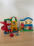 Fisher price Little people garage en huis + auto’s, Kinderen en Baby's, Speelgoed | Fisher-Price, Ophalen of Verzenden, Zo goed als nieuw