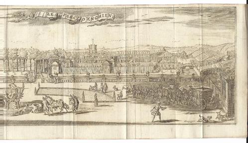 1769 - Enghien, le parc / park van Edingen, Antiquités & Art, Art | Eaux-fortes & Gravures, Envoi