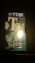 TDK E240 VHS Blank Tapes nog in cellofaan., Enlèvement, Neuf, dans son emballage