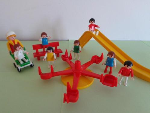 Playmobil jardin de récréation, aire de jeux /enfants 3416, Kinderen en Baby's, Speelgoed | Playmobil, Gebruikt, Complete set