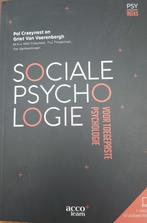 BOEK - Sociale Psychologie, Livres, Psychologie, Psychologie sociale, Enlèvement ou Envoi