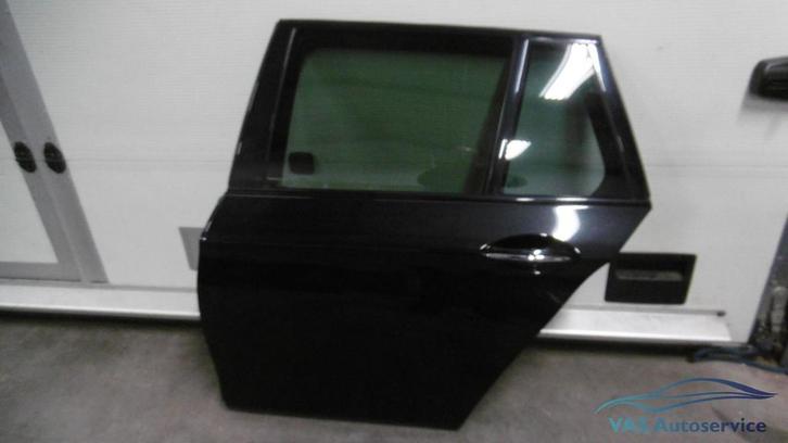 Portier linksachter BMW 5-serie combi  F11  Saffierzwart  41, Auto-onderdelen, Carrosserie, Deur, BMW, Gebruikt, Herkomst onderdeel bekend