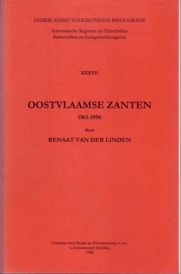 OOSTVLAAMSE ZANTEN Volkskunde Folklore Bibliografie beschikbaar voor biedingen