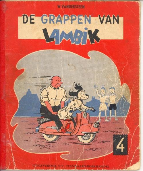 De grappen van Lambik nr 4 - 1ste druk 1959., Boeken, Stripverhalen, Gelezen, Eén stripboek, Ophalen of Verzenden
