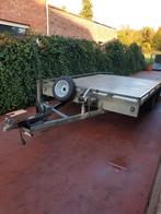Te huur autotrailer 2700 kg.
60€ per dag.
Plateau 206 x 430., Ophalen of Verzenden