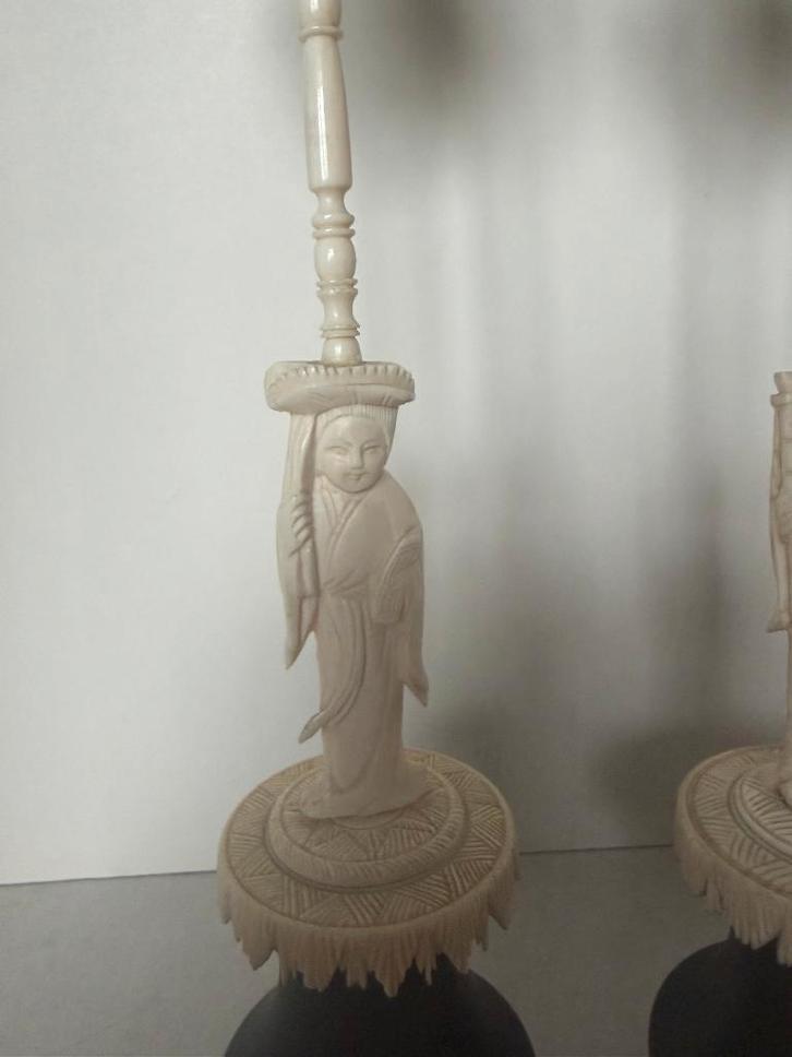 Ivoren raadselbollen, Antiek en Kunst, Kunst | Beelden en Houtsnijwerken, Ophalen of Verzenden