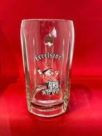 Glazen bierpot Excelsior, Verzamelen, Ophalen of Verzenden, Zo goed als nieuw, Bierglas