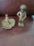 2 Manneken Pis en bronze, Antiquités & Art, Enlèvement ou Envoi