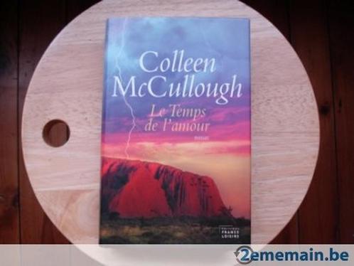 Le temps de l'amour, Colleen McCullough, Livres, Romans, Utilisé, Enlèvement ou Envoi