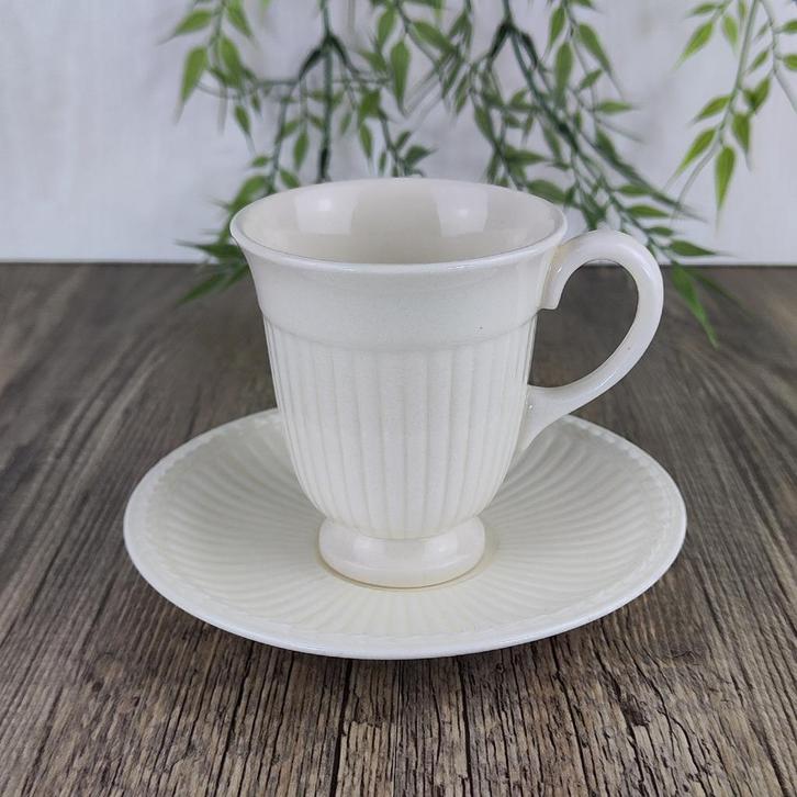 Wedgwood Edme Koffiekop & Schotel, Antiek en Kunst, Antiek | Servies los, Ophalen of Verzenden