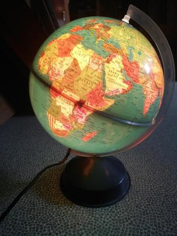 Globe terrestre lumineux, Enlèvement ou Envoi, Lumineux, Comme neuf