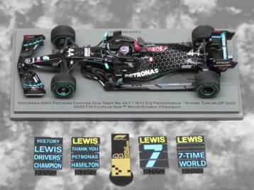Lewis Hamilton 1:43 Winner Turkish GP 2020 GP S6488 W11 F1, Enlèvement ou Envoi, Neuf, ForTwo