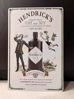Reclamebord Hendrick’s Gin, Ophalen of Verzenden, Zo goed als nieuw, Reclamebord