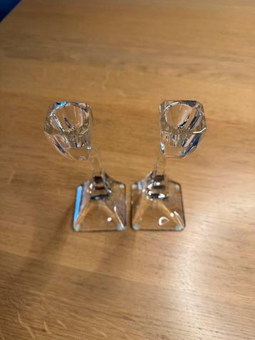 Vintage Riedel kristal kandelaars 1970 beschikbaar voor biedingen