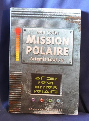 livre roman mission polaire artemis fowl/2 (x 2262) disponible aux enchères