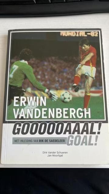 Boek Erwin Vandenbergh - goal! met kaart van goal beschikbaar voor biedingen