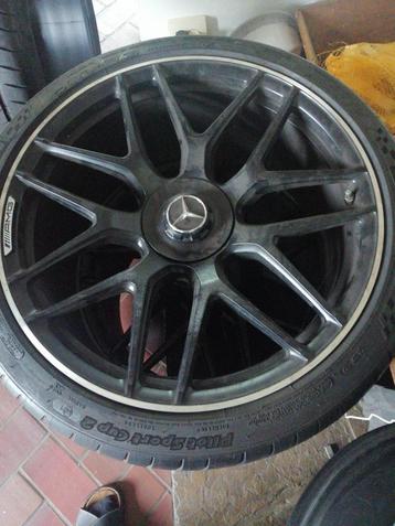 AMG-velgen + nieuwe band, Auto's, Mercedes-Benz, Particulier, Te koop, AMG GT