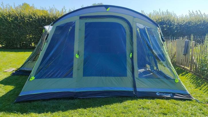 Tente Outwell Montana 6 Deluxe Edition, Caravans en Kamperen, Tenten, tot en met 6, Gebruikt, Ophalen