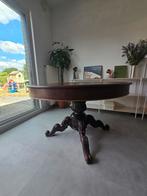 Eiken ovale tafel, Ophalen