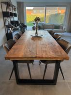 Houten eettafel, Ophalen, 100 tot 150 cm, Eikenhout, 200 cm of meer