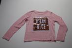 Roze glitter revers pailletten trui 10-11 jaar @ 1 euro, Verzenden, Gebruikt, Meisje, Shirt of Longsleeve