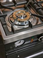 🔥Luxe Fornuis Boretti 80 cm antraciet + rvs 5 pits 1 oven, Elektronische apparatuur, 60 cm of meer, 5 kookzones of meer, Vrijstaand