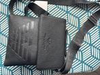Armanie Neuf kunstleren tas, 20 tot 30 cm, Zwart, Minder dan 40 cm, Ophalen of Verzenden