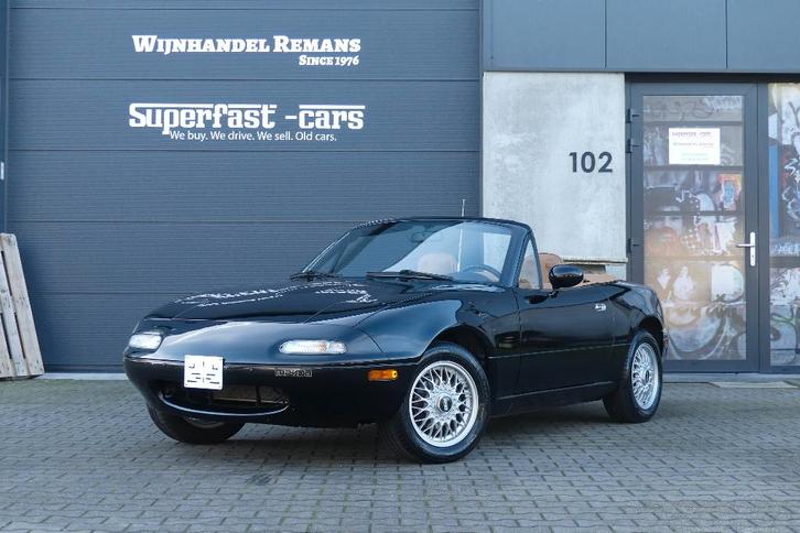 MAZDA MX-5  Special Edition 'Black Miata', Auto's, Mazda, Bedrijf, Te koop, MX-5, Benzine, Cabriolet, Handgeschakeld, Zwart, Bruin