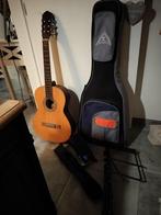 Akoestische gitaar handcrafted + nieuw snaren en toebehoren, Klassieke of Spaanse gitaar, Ophalen of Verzenden, Zo goed als nieuw
