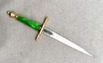 Couteau poignard TOLEDO antique acier doré laiton, Antiquités & Art, Enlèvement ou Envoi