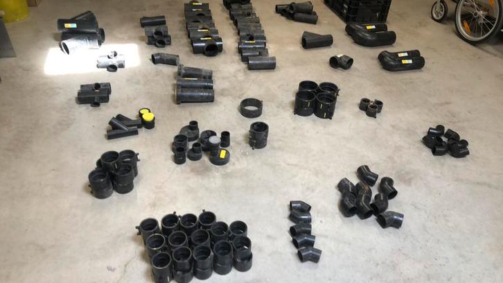 Lot Geberit afvoer PE fitting en elektromoffen, Doe-het-zelf en Bouw, Buizen en Afvoer, Bochten, Overige materialen, Ophalen