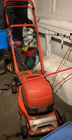 Elektronische grasmaaier, Tuin en Terras, Ophalen, Gebruikt, Elektrische grasmaaier, Opvangbak