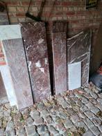 rode marmer, Doe-het-zelf en Bouw, Platen en Panelen, Ophalen, Gebruikt, Overige materialen, 20 tot 50 mm