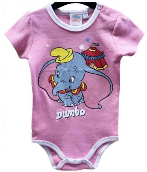 Dombo Rompertje Roze Korte Mouw Disney - Maat 62/68-74/80-86, Enfants & Bébés, Vêtements de bébé | Taille 68, Neuf, Enlèvement ou Envoi